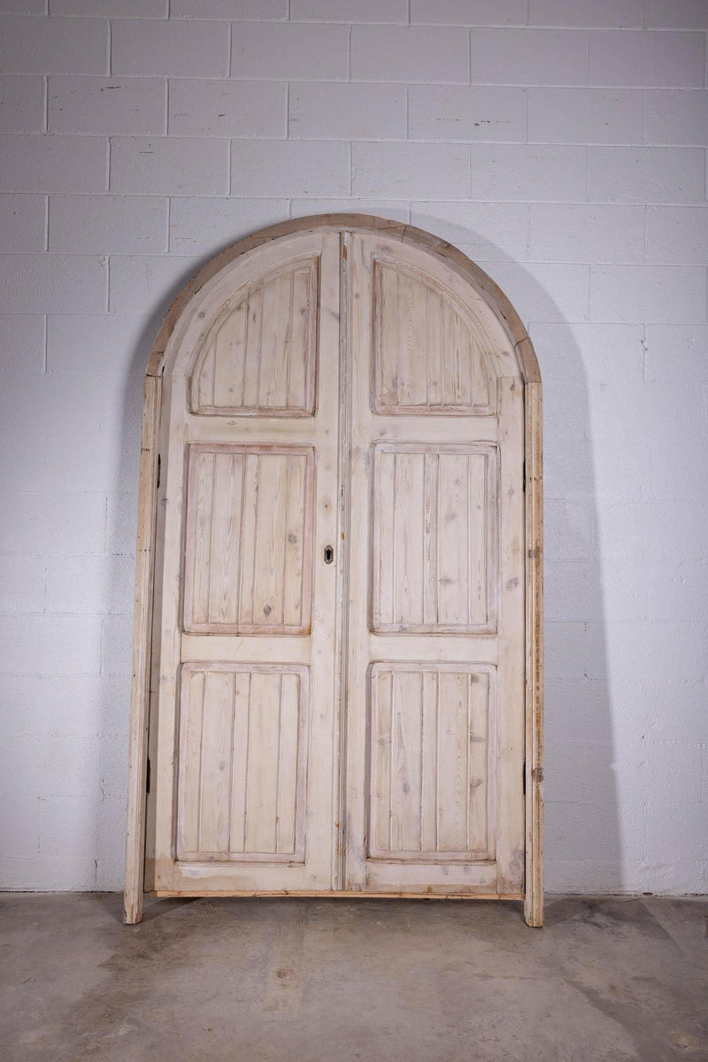 Antique European Wood Arch Doors - 348 – The Corbel