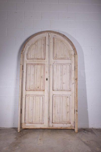 Antique European Wood Arch Doors - 348 – The Corbel